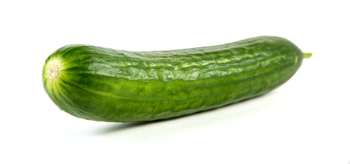Cucumber isolated on white background high resolution