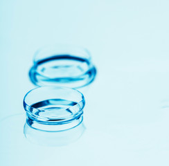 Contact lenses with water drops