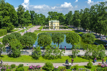 Fototapeta premium the Park of the Catherine Palace in Tsarskoye Selo