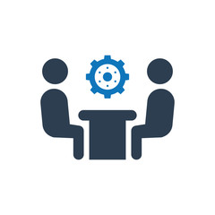 Teamwork discussion icon