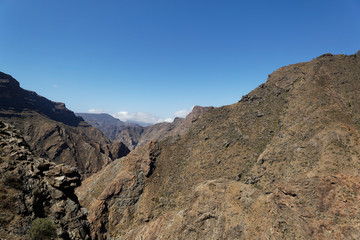 Canyon de Parralillo, Gran Canaria, Canary islands, Spain.