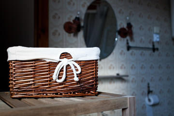 vintage bathroom interior