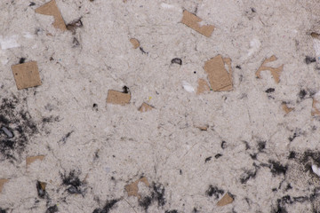 Empty sheet of recycle paper. Handmade paper background. Old paper. Recycling texture.