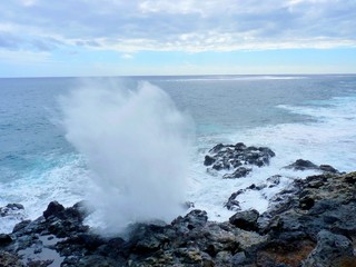 Au souffleur à l'Ile de la Réunion