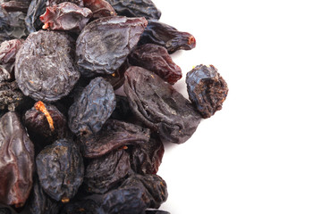 Raisins isolated on white background