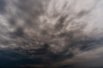 Fototapeta premium dark storm clouds with background,Dark clouds before a thunder-storm.