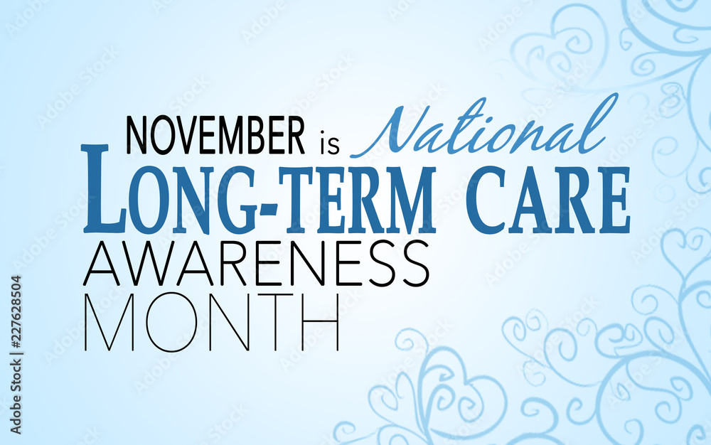 Wall mural november is national long-term care awareness month