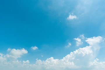 Obraz premium clear blue sky background,clouds with background.