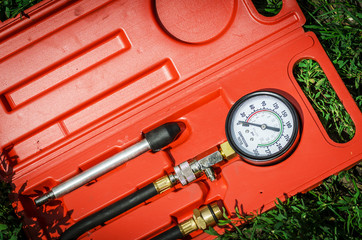 Compression tester in box