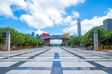 CBD building around Shenzhen Civic Center