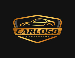 Automotive car logo template