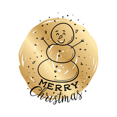 Merry Christmas typography.