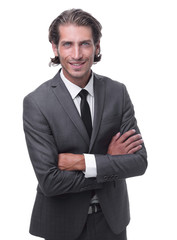 Portrait of successful businessman.