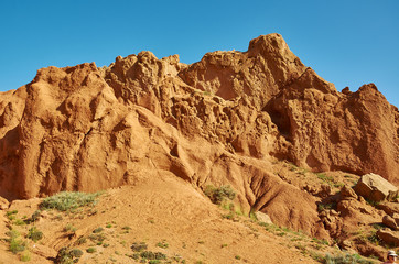 Fototapeta premium Fairy Tale Canyon, Kyrgyzstan.