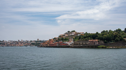 Fototapeta na wymiar River Douro in Porto, Portugal