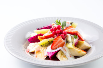 Bright fruit salad