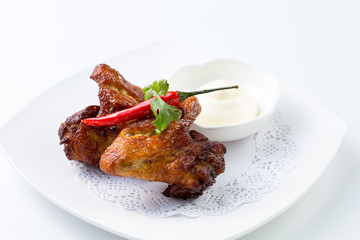 Spicy chicken wings