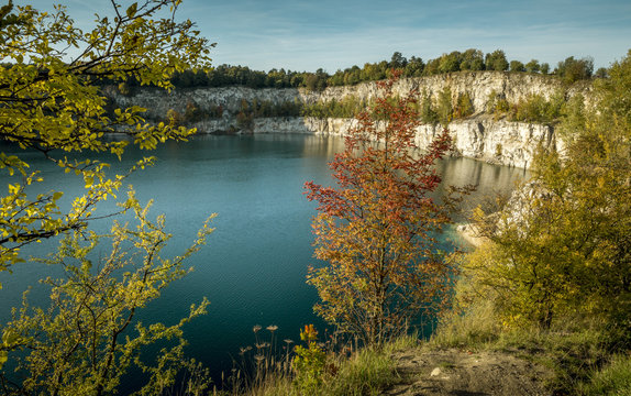 Fototapeta Zalew Zakrzówek w Krakowie, Polska