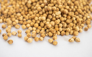 Pile of quinoa grain.