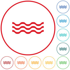 Water waves icon