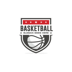 Basketball logo template