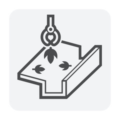 gutter cleaning icon