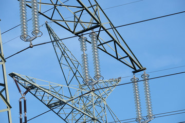 Gittermast für Stromleitungen