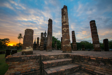 Sukhothai ancient temple