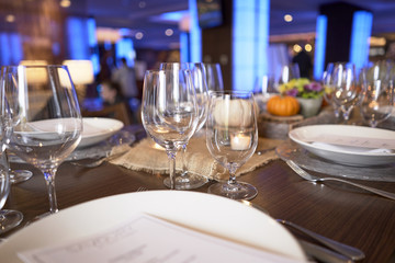 Decorated table to eat