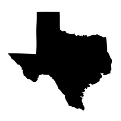 Texas - map state of USA