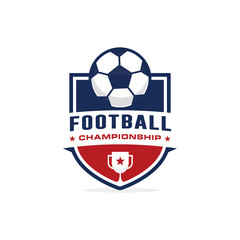 Football soccer logo template © Vandhira