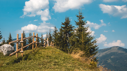 Beautiful alpine view at Russbach-Salzburg-Austria