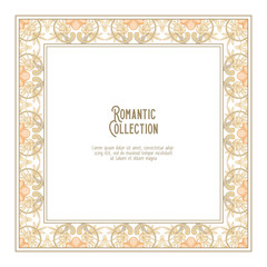 Template for invitation, greeting card banner