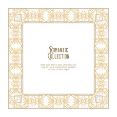 Template for invitation, greeting card banner