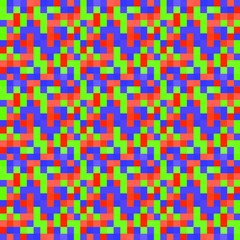 Seamless pattern background from a variety of multicolored squares.