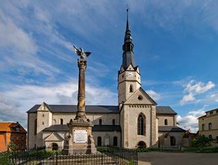 Fototapeta na wymiar Ulricikirche Sangerhausen, Sachsen-Anhalt, Deutschland 