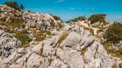 Beautiful alpine view at the Kehlsteinhaus - Eagle s Nest - Berchtesgaden - Bavaria - Germany