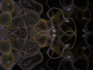 surreal Futuristic digital 3d design art abstract background fractal illustration for meditation and decoration wallpaper