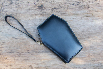 Coffin leather phone case
