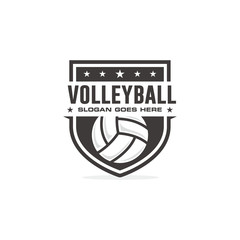 Volleyball logo template