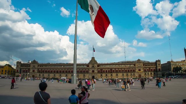 Hyperlapse of National Palace of Mexico.