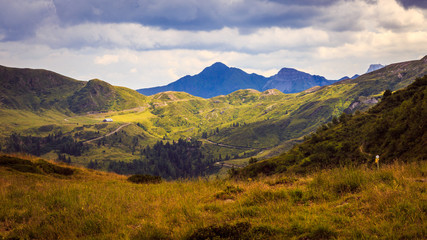 Cloudy day in the Carnic Alps, Friuli Venezia-Giulia, Italy