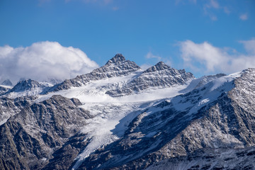 Fototapeta na wymiar A mountain landscape in Russia, Elbrus