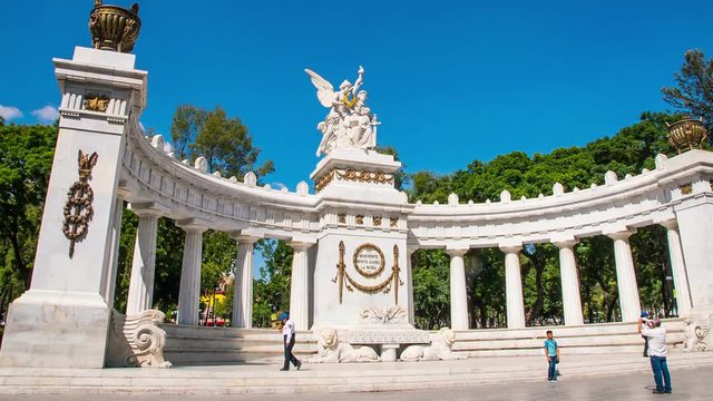 Hyperlapse President Benito Juarez hemicycle.