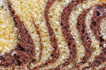 Background of Chocolate Marble Cake, Tiger/zebra cake