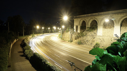 Weinberg Lichtspuren