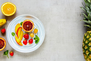 Fruits and fresh berries