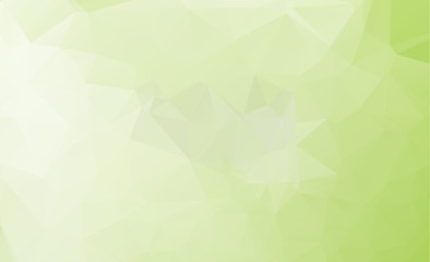 Fototapeta premium Abstract green which consist of triangles. Geometric background in Origami style with gradient. Triangular design for your business.