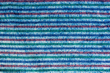 Blue washed faded jeans striped texture with seams
