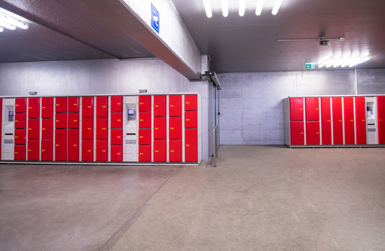 Red Safety Lockers